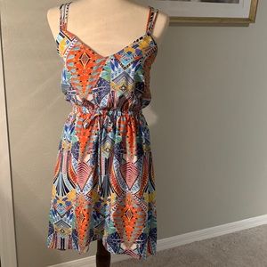 Colorful geometric dress